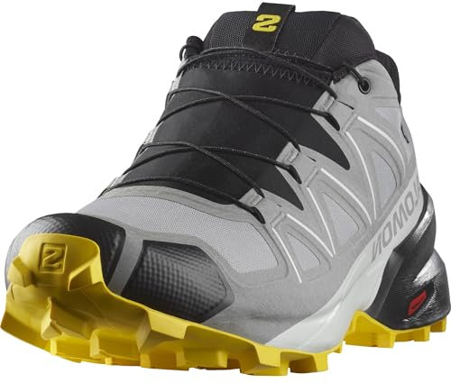 Salomon Herren Speedcross Gore-tex Trailrunning-Schuhe, Sharkskin Black Lemon, 44 2/3 EU