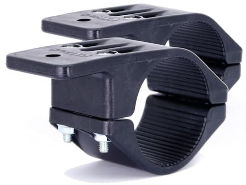 FITRUB QL MAX Montagewinkel 60-65 mm 2 STK. Klemme Klemme für ovale Elemente für Kabel, Werkzeuge, Offroad, Haushalt und Militär. Organizer für Garagenzubehör.