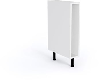 White 150mm Kitchen Base Cabinet Carcass 18mm Cabinet Only
