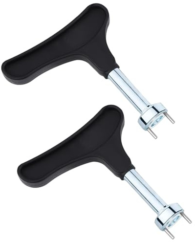 Gosknor 2 uds Llave Tacos Zapato de Golf, Multifunción Herramienta para Quitar Clavos Zapatos de Golf Llave Ajuste Calas Universal Herramienta Reemplazo Clavos para Zapatos Duradera y de Fácil Agarre