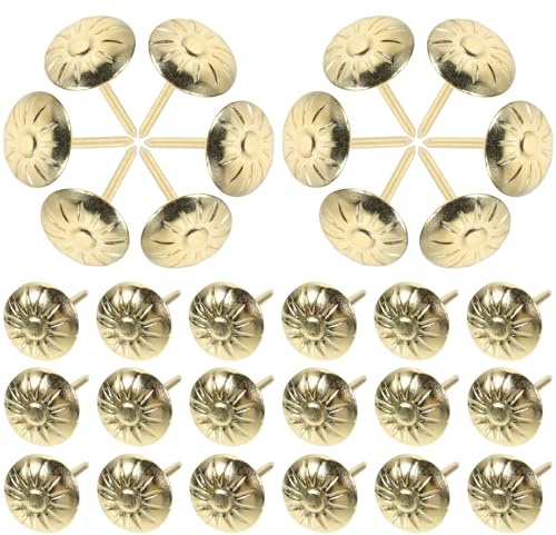 NUOBESTY 300 Tachuelas de Tapicería para Muebles Vintage Clavos Decorativos para Sofá Diseño Retro, Duraderas y Prácticas para Decoración de Muebles Hogar