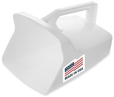 Rubbermaid Commercial Products Food Service Utility Scoop, 64-Ounce, White, for Ice/Bar and Ingredient Use in Restaurant/Kitchen
