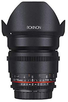 Rokinon DS16M-MFT 16mm T2.2 Cine Wide Angle Lens for Olympus and Panasonic Micro Four Thirds