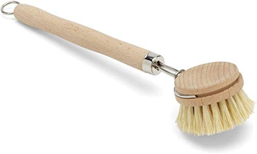 Fox Run 74906 Brosse à Vaisselle en Poils en Fibre Naturelle de Tampico, Marron, 22,9 cm