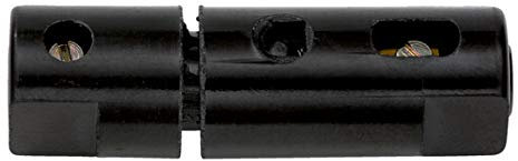 Sicherungshalter für Glassicherungen 5x20, mit Sicherung 2A, (bis 10A möglich) schwarz, 0,25-2mm