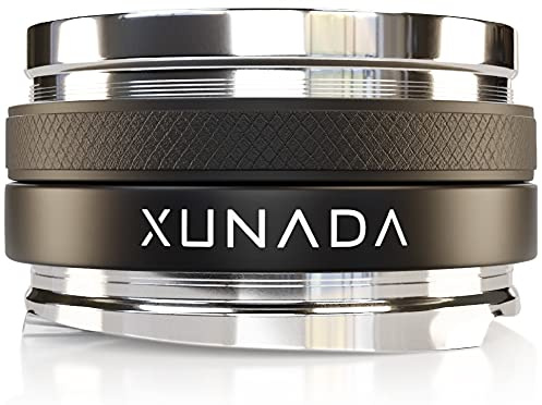 XUNADA 58.3mm Coffee Distributor & Tamper, Works with All 58mm Portafilters, Espresso Hand Tampers, 2-in-1 Adjustable Espresso Distribution Leveler & Tamping Tool