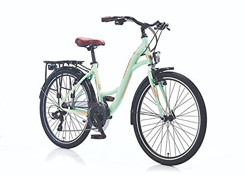 Toys Store 26' Zoll Alu City Bike Mädchen Fahrrad Aluminium 21 Gang RH 13-14'