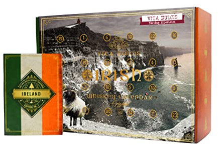 Vita Dulcis Whiskey Ireland Adventskalender Edition 3 - Weihnachtskalender mit 24x0,02l Miniaturen