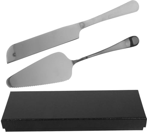 UTHCLO Set Versatile di E Spatole per Torte in Acciaio Inossidabile per Torte Nuziali Compleanni E Occasioni Speciali