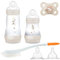 MAM Easy Start Self Sterilising Anti Colic Starter Set Self-sterilising, Newborn Bottle Set and Soother, Newborn Essentials, Teats from Birth + Breast Milk Teats