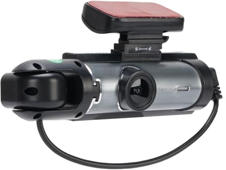 Bewinner Dash CAM Delantera y Trasera, 1080p Dash DashCam, Registrador de Conducción DVR con Pantalla de 3.16 Pulgadas, Tarjeta de Memoria de 32 GB, Cámara de Tablero de Estacionamiento