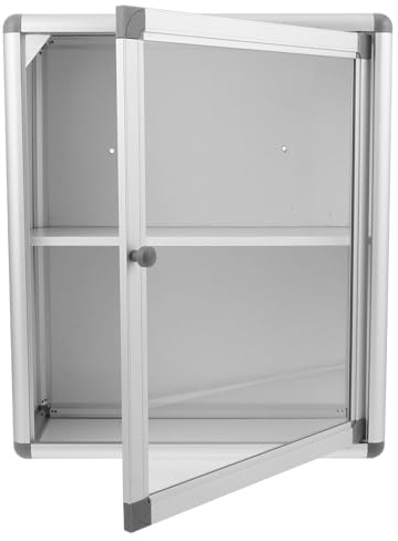 WATIIFUFU Wall Mounted Medicine Cabinet Medium Size with Window, Hanging Emergency Medicine Case for Home and Office, Wall Pharmacy Box and Lost Item Storage