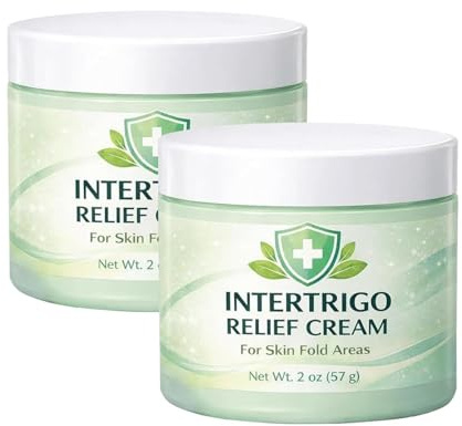 Crema para el Alivio del Intertrigo Healora | Crema para Pliegues Cutáneos y Rozaduras con 10% de Ácido Undecilénico y 15% de Óxido de Zinc | Barrera de Secado Rápido y No Grasa para Controlar (2 PCS)