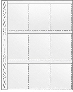 VELOFLEX 5349000 - Sammelhülle mit 9 Taschen, DIN A4, Kartentasche, Ausweishülle, glasklar, 100 Stück