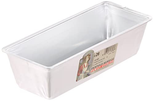 Pentole Agnelli COAL3826 Stampo Plumcake, in Alluminio, 26 cm, Argento