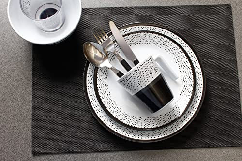 BRUNNER Camping Melamin Geschirr Campinggeschirr PRALIN 16tlg Antislip