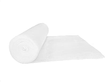 pemmiproducts Volumenvlies 100g/m², 1,00 m x 1,00 m, ca. 1 cm dick, (EUR 14,90/m²), 100% Polyester, Patchworkvlies, Polstervlies, Vliesstoff, Polsterwatte, Watte