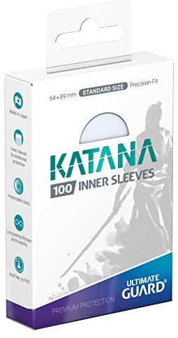 Ultimate Guard Katana Inner Sleeves Standardgröße Transparent (100)