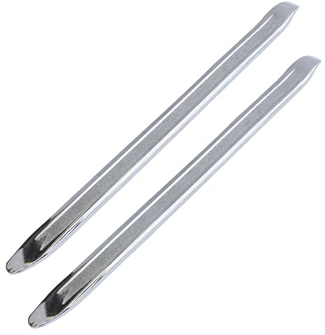 FOCMKEAS 2 PCS 10-Inch Tire Iron, Heavy Duty Tire Spoons Lever Bar, Professional Tire Changing Tool for Installing and Removing and Repairing Wheel Tires of Cars, Motorcycles, Scooter Bicycles