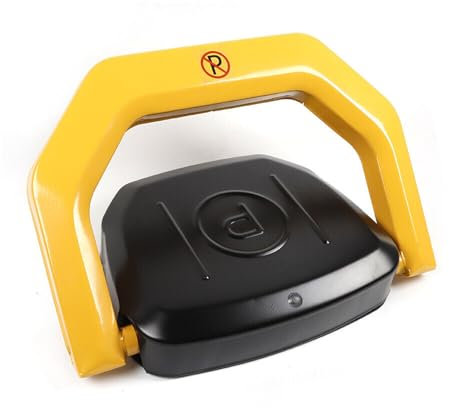 KEESUNG Parkeringsspärr, vikbar parkeringsspärr parkeringsplatsvakt fjärrstyrd automatisk bilparkeringsspärr parkeringsspärr bilparkeringsspärr med 2 fjärrkontroller