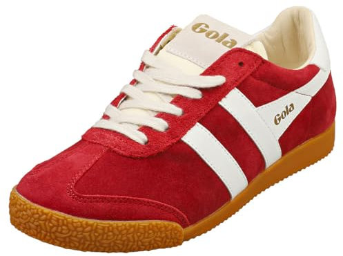 Gola Unisex Elan Sneaker, Deep Red/White, 37 EU