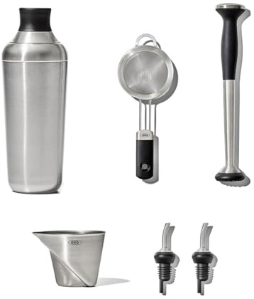 OXO Steel 6-Piece Barware Set