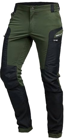 PUMA Workwear Pro-One Adventure Outdoor Wanderhose Herren - Ideal zum Klettern, Bergsteigen, Parkour und mehr – flexibel, verstärkt & strapazierfähig - Outdoor Hosen für Herren - Oliv - L