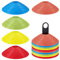 Zythrem 15pcs Markierungshütchen Sport Hütchen Set Markierungsteller mit Halter Fussball Trainingszubehör Markierungsscheiben Fußball Trainingsset für Koordinations Training in Fußball Leichtathletik