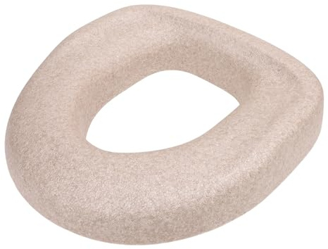 Toilettensitzerhöhung, Wiederverwendbarer, Waschbarer Erhöhter Toilettensitz für Senioren, Weiches, Komfortables, Warmes Erhöhtes Toilettensitzkissen und Sitzbezug für zu Hause