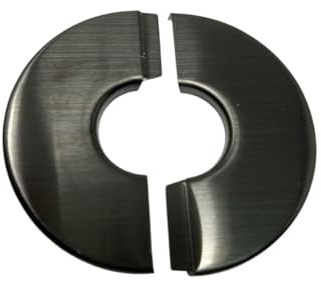 1Stück Einzel Heizungsrohr Rosette, verschiedene Größen, Rohrabdeckung, Abdeckrosetten, Heizung, Verkleidung, Heizkörper Rosetten, Antrazit Alu, (34mm)