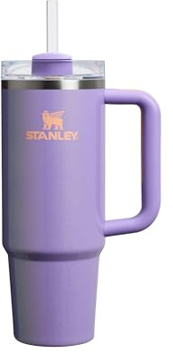Stanley Quencher H2.0 FlowState Tumbler 0.89L - Termo Conserva el Frío 9 Horas - Helada Durante 40 Horas - Botella Agua Acero Inoxidable - Taza Termica - Vaso Termico Sin BPA - Black Tonal