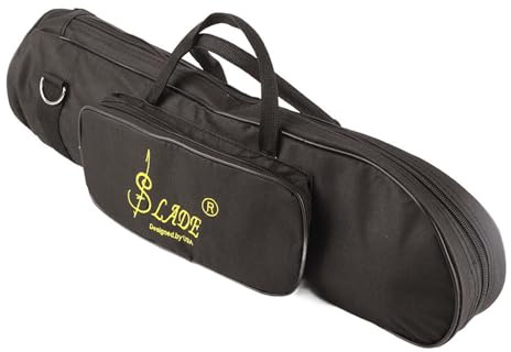 Phefop Sac de Concert pour Trompette, étui pour Trompette à Double Fermeture éclair en Nylon avec Bandoulière Réglable, Parfait pour Les étudiants à Domicile et Les Débutants