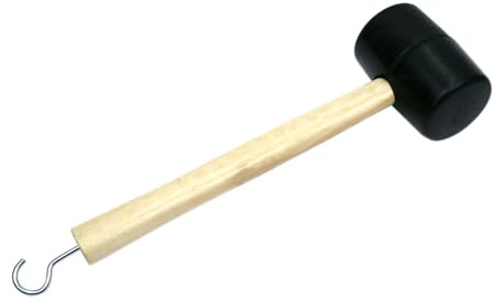 Coghlan's Tent Peg Mallet with Durable Rubber Head and Tent Stake Puller for Camping, Hiking, and Outdoor Adventures - Lightweight, Portable Tool for Easy Tent Setup and Secure Peg Placement