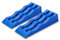 BERGER Leveler Auffahrkeile 2er-Set Unterlegkeil Wohnwagen Caravan Ausgleichskeil Keil 5000kg blau