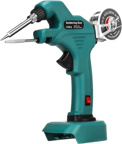 Chengsuwei Kabelloses Ltkolben Kit für Makita 18V LXT Lithium-Ionen-Akku, 30W Ltpistole mit Keramik-Heizung, 30s Schnellvorwrmung, 50g 0,04 Lot zum Reparieren Schweien