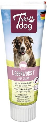 Tubidog Delikatess Leberwurst für Hunde, 75 g