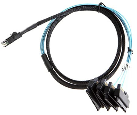 DIYEAH 0.5M Mini Sas Adattatore Sff per Affidabile Dischi Rigidi Design Resistente e Facile Cablaggio