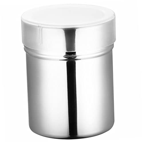 FUNNETOYU Bote de Acero Inoxidable para Condimentos Agujeros Finos, Contenedor Almacenaje Especias, Útil para Cocina y Bbq