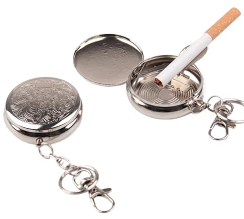 2pcs CendrierDePoche Portable,Portatif PocheCendrier,Véhicule Cigarette Cendrier,Cendriers DePoche,CendrierDe Poche Anti Odeur,Cendrier Poche,CendrierDePoche Pour Megot,Pour Voyage Et Extérieur