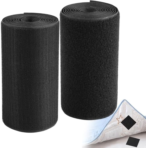 15cm x 2m Striscia Stretch per Stoffa, Feltro Rotolo Nastro Largo Striscia Fascia Adesivo, Hook e Loop Autoadesivo, Largo Nastro Striscias Fascia Adesivo In Feltros, per Maniche, Divani, Tende