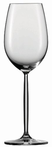 Schott Zwiesel Tritan Crystal Glass Diva Stemware Collection Wine Goblet/Sweeter White Wine Glass, 10.1-Ounce, Set of 6