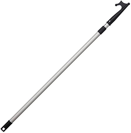 Sprenger Teleskop Bootshaken aus eloxiertem Aluminium I kompakt, arretierbar und ausziehbar, 120 – 200 cm, Ø 25/280 mm I schwimmfähig und seewasserbeständig