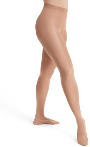 Capezio Dam 1916 Ultra Soft övergångstights, Mörk solbränna, XXL