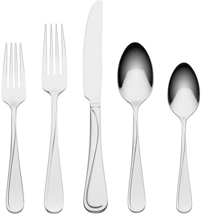 Oneida Soar 65-Piece 18/0 Silverware Set for 12, Flatware