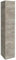 FACKELMANN Hochschrank B.Style/Badschrank mit gedämpften Scharnieren/Maße (B x H x T): ca. 30 x 162 x 31,6 cm/hochwertiger Schrank fürs Bad/Türanschlag Rechts/Korpus & Front: Grau