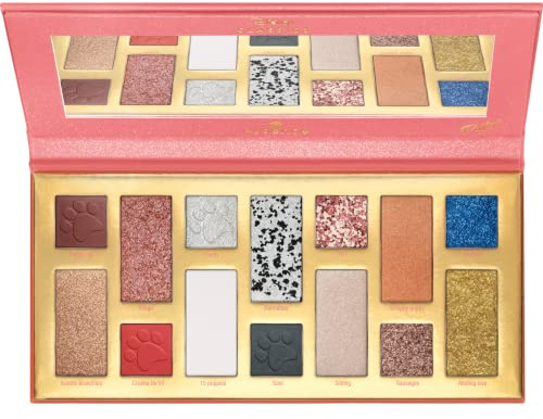 essence Disney Classics Patch silky eyeshadow palette, Nr. 03 Dognapped!, mehrfarbig, 14 Farben, langanhaltend, schimmernd, matt (16,8g)
