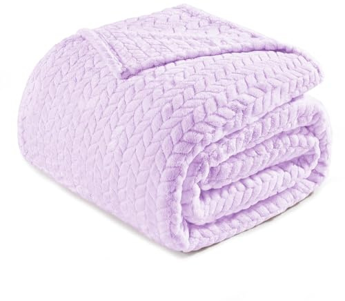 Exclusivo Mezcla Morado Lila Manta Polar - Manta Sofá, Manta Franela para Cama, Doble Cara Suave, Todas Estaciones y Lavable a Máquina, 230x170 CM