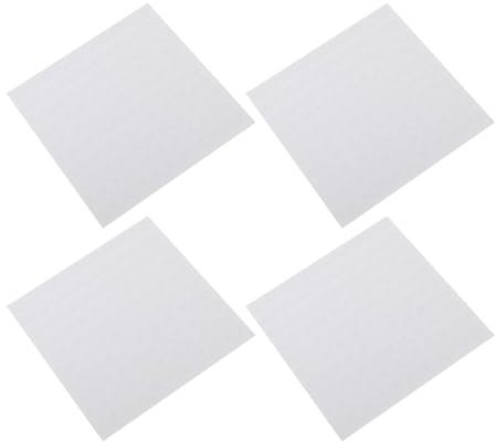 HUSHUI Taktila Punktklistermärke Set 400 St Silikon Punktdekaler för Synskadade 10 Mm i Diameter Självhäftande Stötprickar (Vit)