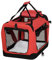 PawHut Folding Fabric Soft Portable Pet Dog Cat Crate Puppy Kennel Cage Carrier House Medium 23 Red New