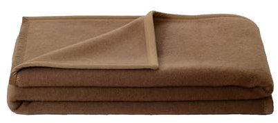 STEINBECK Decke Algier aus 100% Kamelhaar, Farbe Kamel in Zwei Größen, 150x220 cm Gewicht 2200 g